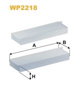 PURFLUX AHC7252 - Tipo de filtro: Filtro antipolen<br>Altura [mm]: 30<br>Longitud [mm]: 255<br>Ancho [mm]: 83<br>