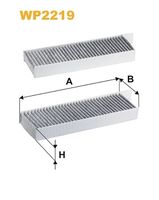 PURFLUX AHC7252 - Tipo de filtro: Filtro antipolen<br>Altura [mm]: 30<br>Longitud [mm]: 255<br>Ancho [mm]: 83<br>