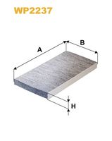 MANN-FILTER FP36006 - Tipo de filtro: Filtro de partículas (HEPA)<br>Altura [mm]: 29<br>Longitud [mm]: 259<br>Ancho [mm]: 174<br>