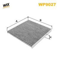 WIX FILTERS WP9027 - Tipo de filtro: Filtro de partículas<br>Versión básica (art. n.º): WP2158<br>Longitud [mm]: 216<br>Ancho [mm]: 186<br>Altura [mm]: 30<br>SVHC: No existen sustancias SVHC<br>