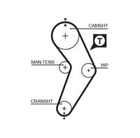 FEBI BILSTEIN 19854 - Código de motor: E7J 764<br>para OE N°: 7700273279<br>Número de dientes: 96<br>Ancho [mm]: 17<br>para artículo nr.: TBK484<br>Correas: con perfil redondeado de dientes<br>