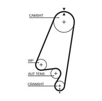 FEBI BILSTEIN 14113 - Juego de correas dentadas