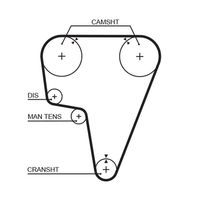 GATES 5125 - Correa dentada - PowerGrip™