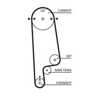 GATES 5236XS - Correa dentada - PowerGrip™