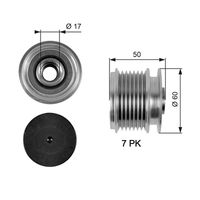 GATES OAP7058 - Rueda libre alternador - DriveAlign™