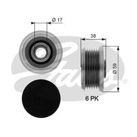 GATES OAP7140 - para OE N°: F-232369.04/.05/.07<br>para OE N°: F-232369.08<br>Nº art. herramienta recomendada: GAT4955B<br>Número de canales: 6<br>Diámetro exterior [mm]: 59<br>Diámetro interior [mm]: 17<br>Ancho [mm]: 33,5<br>