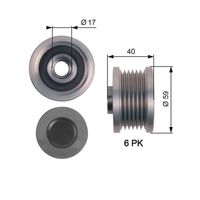 GATES OAP7144 - Rueda libre alternador - DriveAlign™