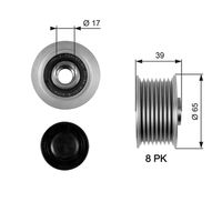 GATES OAP7071 - Rueda libre alternador - DriveAlign™