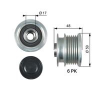 GATES OAP7178 - Rueda libre alternador - DriveAlign™