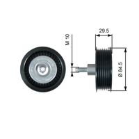 GATES T36536 - Unidades accionadas: Alternador<br>Equipamiento de vehículo: para vehículos con climatizador<br>Tipo de tracción: Tracción delantera<br>Equipamiento de vehículo: para vehículos sin sistema Start&Stop<br>Artículo complementario / información complementaria 2: con canales<br>Material: Plástico<br>Número de canales: 6<br>Diámetro exterior [mm]: 69<br>Diámetro interior [mm]: 8<br>Ancho [mm]: 26<br>