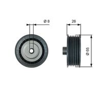 GATES T36776 - Polea inversión/guía, correa poli V - DriveAlign™