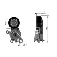 GATES T38209 - Equipamiento de vehículo: para vehículos con climatizador<br>Número de PR: 9AB<br>Equipamiento de vehículo: para vehículos con climatizador<br>Número de PR: 9AK<br>Ancho de la superficie de contacto de los rodillos [mm]: 24<br>Material de carcasa: Aluminio<br>Material rodillos de rodadura: Metal<br>Diámetro exterior [mm]: 64,5<br>Material: Aluminio<br>Tipo de servicio: mecánico<br>Peso [kg]: 0,67<br>