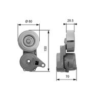 GATES T38413 - Tensor de correa, correa poli V - DriveAlign™