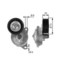 GATES T38188 - Tensor de correa, correa poli V - DriveAlign™