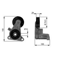 GATES T38437 - Tensor de correa, correa poli V - DriveAlign™