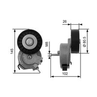 GATES T38473 - Tensor de correa, correa poli V - DriveAlign™