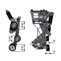 GATES T39136 - Tensor de correa, correa poli V - DriveAlign™