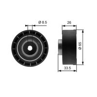 GATES T39057 - Polea tensora, correa poli V - DriveAlign™