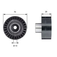 GATES T42164 - Polea inversión/guía, correa distribución - PowerGrip™