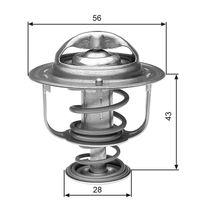 GATES TH31271G1 - Termostato, refrigerante