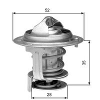 GATES TH29478G1 - Termostato, refrigerante