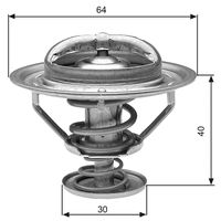 GATES TH31182G1 - Termostato, refrigerante