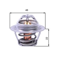 GATES TH00391G1 - Termostato, refrigerante