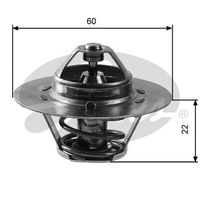 GATES TH12488G1 - Termostato, refrigerante