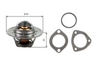 GATES TH12792G1 - Termostato, refrigerante