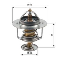 GATES TH30282G1 - Termostato, refrigerante