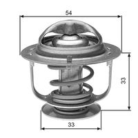 GATES TH30888G1 - Termostato, refrigerante