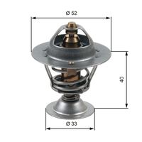 GATES TH31588G1 - Termostato, refrigerante