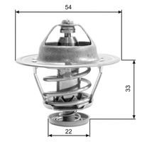 GATES TH22682G1 - Termostato, refrigerante