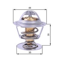 GATES TH43688G1 - Termostato, refrigerante