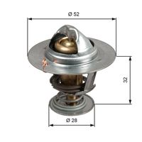 GATES TH50292G1 - Termostato, refrigerante