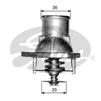 GATES TH15192G1 - Termostato, refrigerante