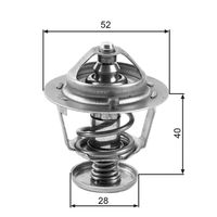 GATES TH24782G1 - Termostato, refrigerante