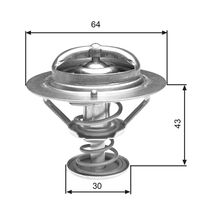 GATES TH27078G1 - Termostato, refrigerante