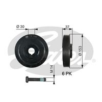 GATES TVD1006A - Polea, cigüeñal - DriveAlign™