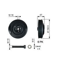 GATES TVD1033A - Polea, cigüeñal - DriveAlign™