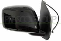 PRASCO DS8147203 - Referencia artículo par: DS8147005<br>Lado de montaje: izquierda<br>Color: negro<br>Tulipa: Tulipa transparente<br>Superficie: cromado<br>Retrovisor exterior/interiror: asférico<br>