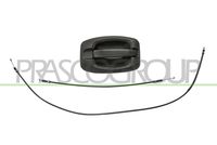 PRASCO FT9308141 - Lado de montaje: exterior<br>Lado de montaje: Atrás derecha<br>Color: negro<br>Restricción de fabricante: schiebetr /slidedr<br>