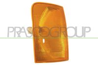 PRASCO VG9504003 - Lado de montaje: Delante, derecha<br>Color: naranja<br>Tipo de lámpara: P21W<br>Vehículo con dirección a la izquierda / derecha: para vehic. dirección izquierda<br>Artículo complementario/Información complementaria: con portalámparas<br>