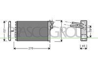 NRF 54455 - Vehículo con dirección a la izquierda / derecha: para vehíc. dirección a la derecha<br>Equipamiento de vehículo: para vehículos sin calefacción auxiliar eléctrica<br>Restricción de fabricante: VALEO<br>Material: Aluminio<br>Longitud de red [mm]: 236<br>Ancho de red [mm]: 157<br>Profundidad de red [mm]: 42<br>Tipo radiador: Aletas refrigeración soldadas<br>