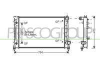 NRF 51586 - Radiador, refrigeración del motor