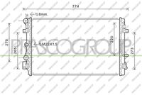 NRF 59056 - año construcción desde: 11/2009<br>Material: Aluminio<br>Longitud de red [mm]: 649<br>Ancho de red [mm]: 342<br>Profundidad de red [mm]: 23<br>Versión: Alternative<br>Tipo radiador: Aletas refrigeración unidas mecánicamente<br>