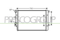 NRF 53816A - Equipamiento de vehículo: para vehículos con climatizador<br>Zonas climáticas: para zonas de clima cálido<br>Número de PR: 8Z6<br>Número de PR: 8Z9<br>Material: Aluminio<br>Longitud de red [mm]: 650<br>Ancho de red [mm]: 431<br>Profundidad de red [mm]: 32<br>Artículo complementario / información complementaria 2: con junta tórica<br>Tipo radiador: Aletas refrigeración soldadas<br>