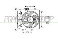 NRF 47448 - Tensión [V]: 12<br>Potencia nominal [W]: 320<br>Diámetro 1 [mm]: 380<br>Número paletas de ventilador: 7<br>Artículo complementario / información complementaria 2: con bastidor radiador (armazón)<br>Calefacción / Refrigeración: Ventilador simple<br>Forma del enchufe: rectangular<br>Número de enchufes de contacto: 2<br>