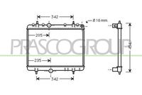 NRF 58312A - Material: Aluminio<br>Longitud de red [mm]: 558<br>Ancho de red [mm]: 380<br>Profundidad de red [mm]: 32<br>Artículo complementario / información complementaria 2: con piezas de montaje<br>Tipo radiador: Aletas refrigeración soldadas<br>