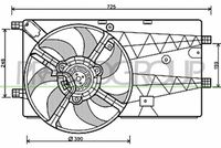 NRF 47352 - Ventilador, refrigeración del motor